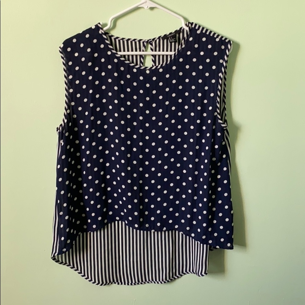 Dual print top